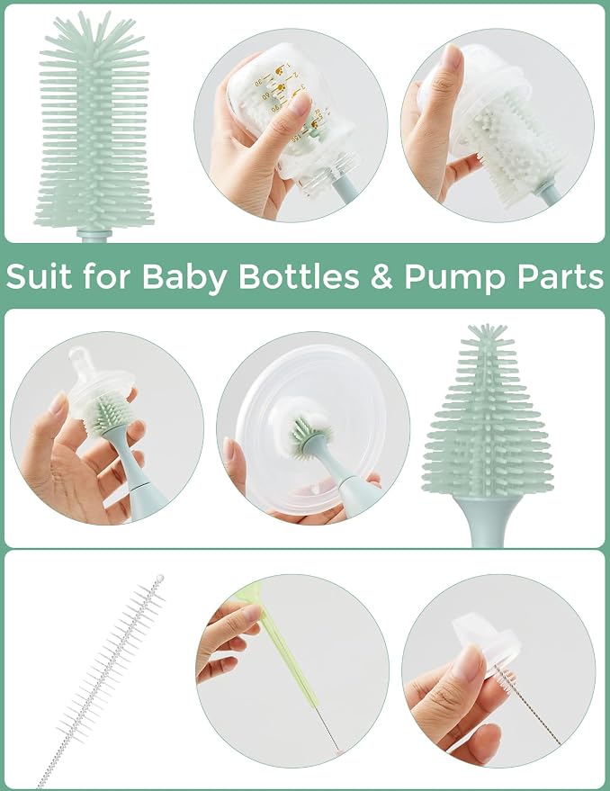 Momcozy Bottle Brush Kit, Innovative Push-Press Design - Image 3