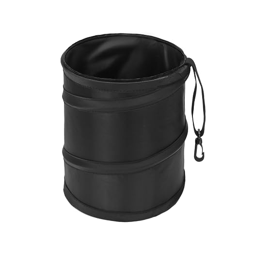 Ginsco 2 Gallons New Leakproof Car Trash Can, Compact Trash Can Pop-up by Ginsco
