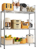 Storage Shelves, 3-Tier Adjustable Metal Industrial Utility Shelf Rack by Unknown