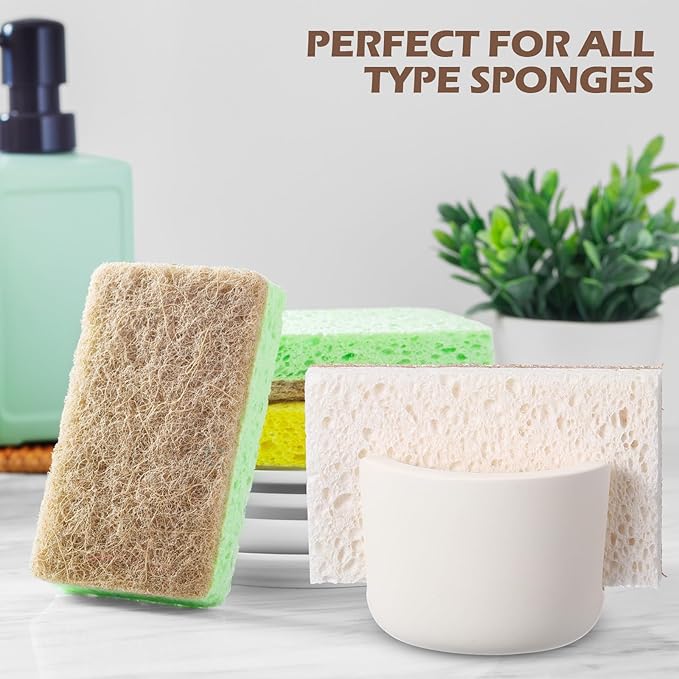 Geelin 2 Pack Diatomite Stone Sponge Holder - Image 6