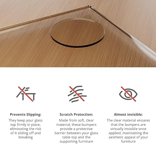 X-Protector Glass Table Top Bumpers - Image 3