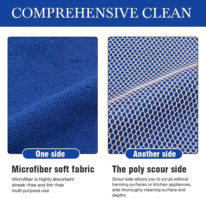 SINLAND Microfiber Dish Cloth for Washing Dishes Best Kitchen Washcloth - Image 4