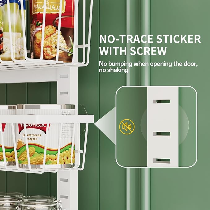 Over The Door Organizer，8-Tier Over The Door Pantry Organizer - Image 6