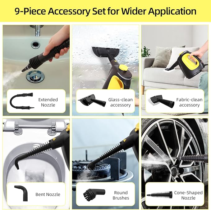 Handheld Steam Cleaner 1350W High Power - Image 4