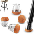 Ezprotekt 24 Pcs Extra Small Clear Round Chair Leg Floor Protectors by VisittheEzprotekt