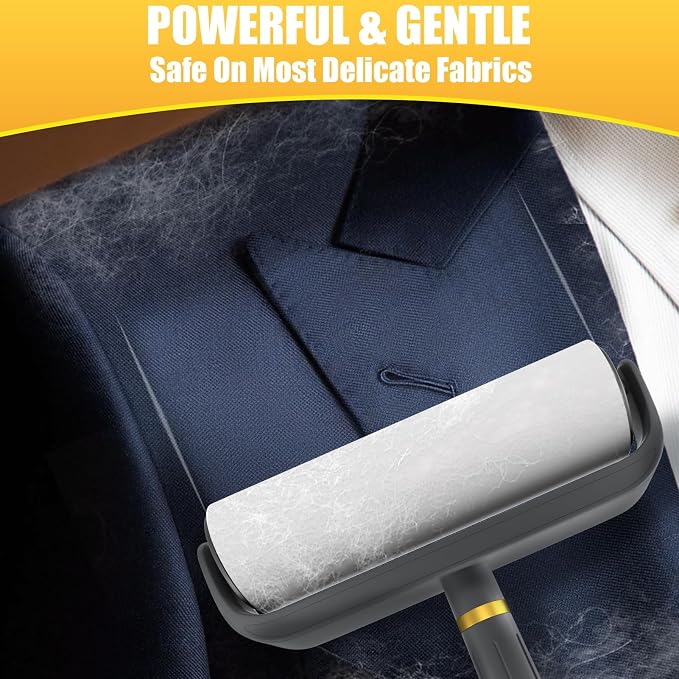 6.3" Large Surface Lint Roller Refills, Extra Sticky Roller - Image 6