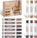 Wood Repair Wax Crayons, 12 Colors Wood Repair Wax Pens Furniture Touch Up by Xmnamc