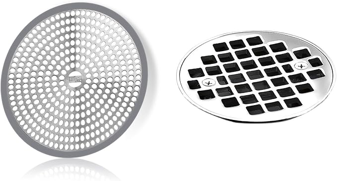 LEKEYE Shower Drain Hair Catcher/Strainer/Stainless Steel and Silicone - Image 3
