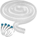 Qucship 2-1/2" x 10' Heavy-Duty PVC Dust Collection Hose, Puncture-Resistant by Qucship