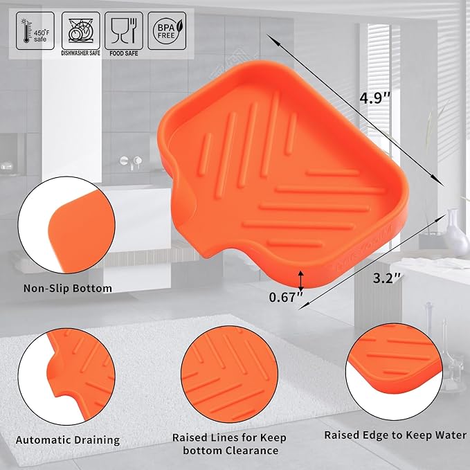 Silicone Bathroom Soap Dishes - Image 2