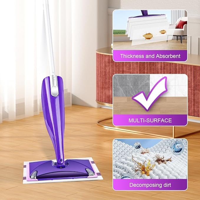 Disposable Wet Pads Refill for Swiffer WetJet Mop, Living Room Cleaning - Image 4