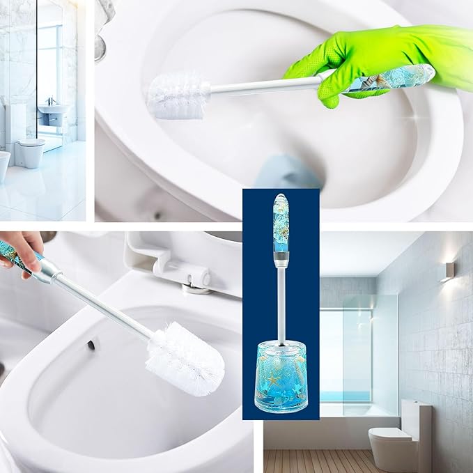 FONMY Toilet Brush and Holder Acrylic - Image 5