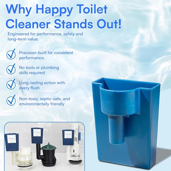 Happy Toilet Cleaner – Self-Cleaning Toilet System | Easy Install Toilet Tablet - Image 6