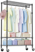 IZEUK Heavy Duty Rolling Garment Rack by IZEUK