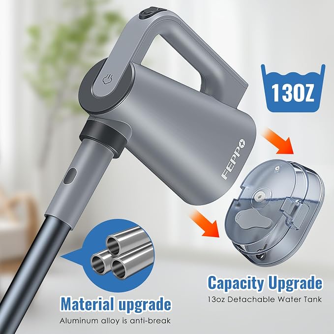 FEPPO Steam Mop with Detachable Handheld Steam Cleaner - Image 8