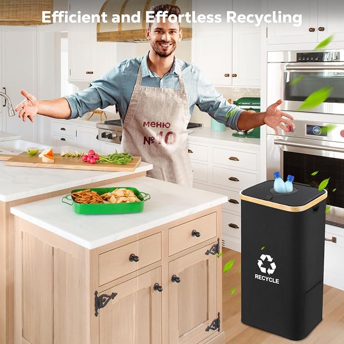 Recycling Bin for Kitchen 100L, 26 Gallon Recycle Bin - Image 8