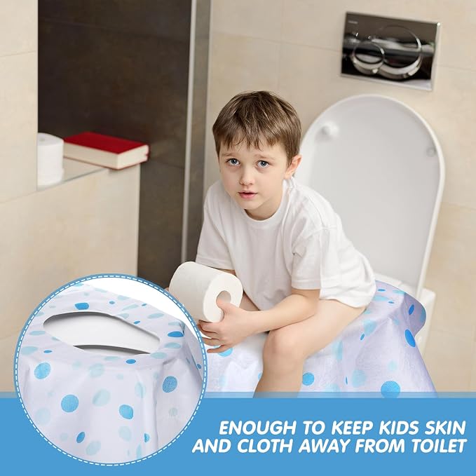 50 Packs Disposable Toilet Seat Covers Extra Large Individually Wrapped - Image 7