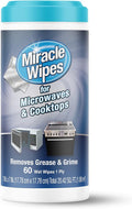 MiracleWipes for Microwaves and Cooktops, Easily Removes Food and Grime Buildup by MiracleWipes