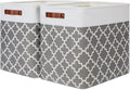 DULLEMELO Storage Baskets Large 17"x12"x15" Foldable Rectangular Storage Bins by DULLEMELO