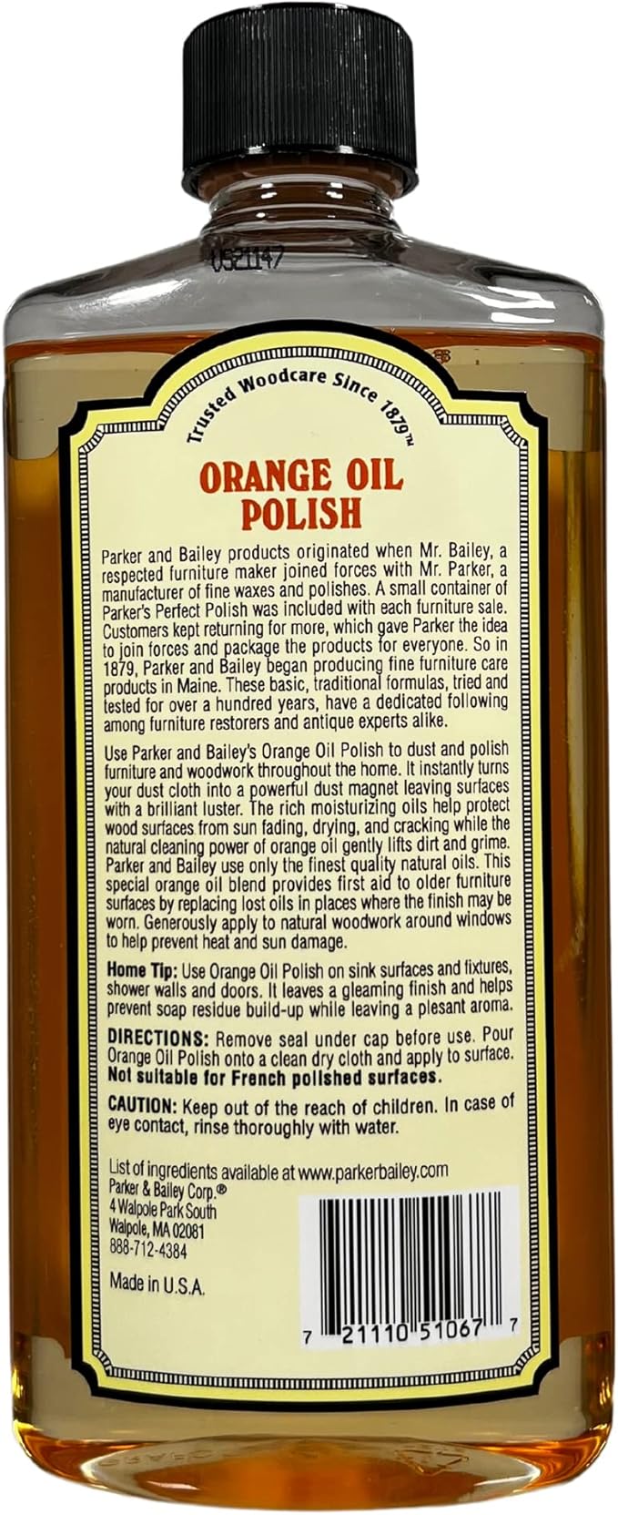 PARKER & BAILEY ORANGE OIL POLISH - Image 3