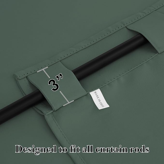 RYB HOME Bathroom Curtains Blackout - Image 5
