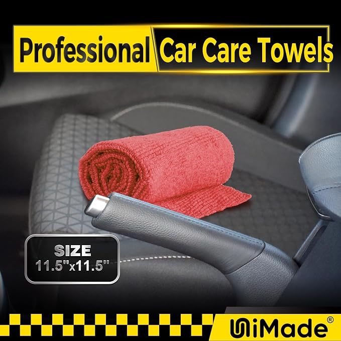 Shop Towels, 100 Pack Commercial Grade Work Rags Microfiber Towels - Image 4