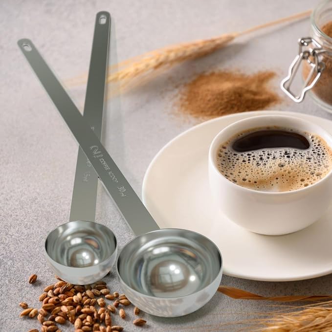 2PCS 2 Tablespoon Coffee Scoop, 9.5" Long Handle Measuring Spoon, Two tbsp - Image 5