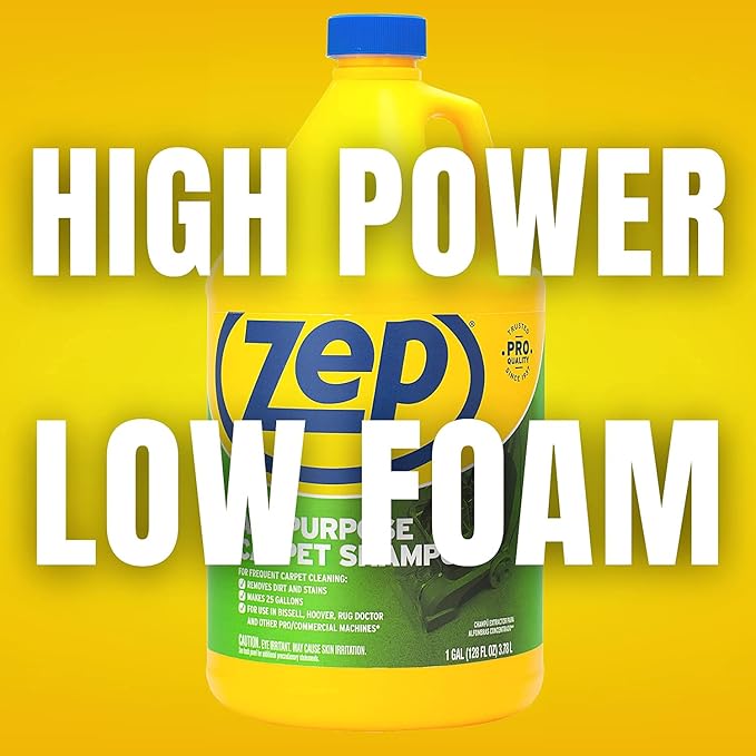 Zep All-Purpose Carpet Shampoo Concentrate Cleaner - Image 4