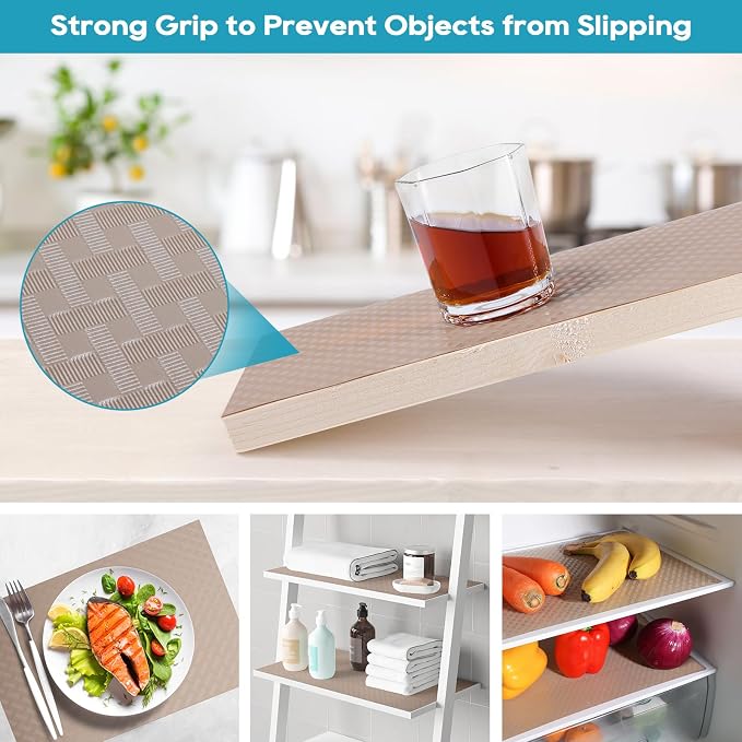 Shelf Liners for Kitchen Cabinets Refrigerator Liners Waterproof & Oil-Proof - Image 6