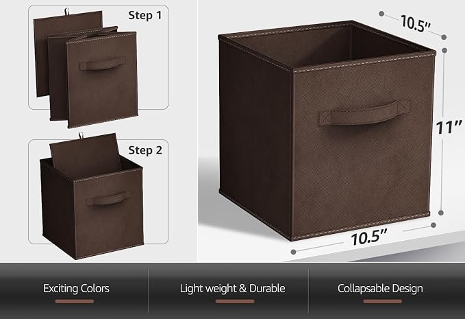 Sorbus Fabric Storage Cubes - Image 5