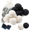 Daily Treasures 2.75"Wool Dryer Balls 12 Pack-Organic Wool Laundry Balls by DailyTreasures