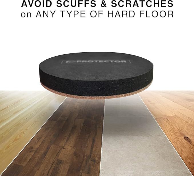 Felt Furniture Sliders Hardwood Floors X-PROTECTOR – 8 PCS 4 3/4 inch Furniture - Image 3