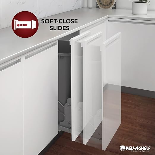 Rev-A-Shelf Double Pull-Out Trash Can - Image 6
