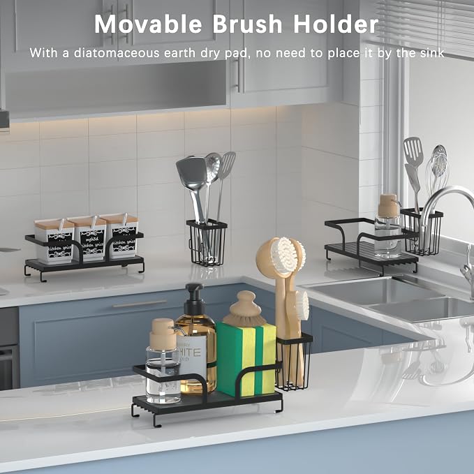 Sponge Holder for Kitchen Sink, Sink Caddy Organizers - Image 6