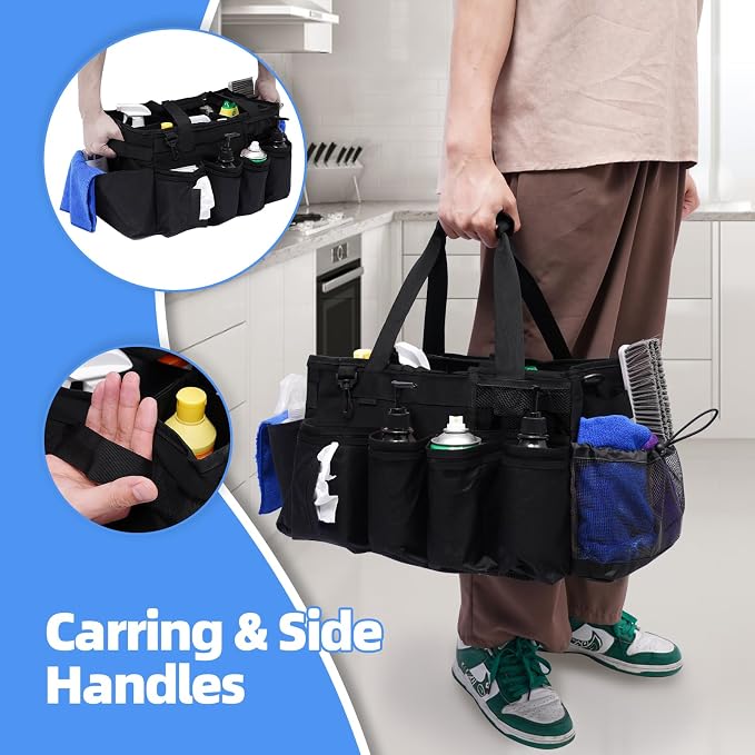 Large Cleaning Supplies Bags for Housekeepers, Professional Wearable Cleaning - Image 4