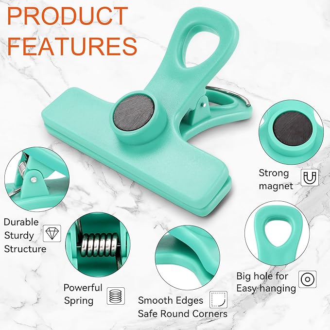 TACGEA Chip Clips, Magnetic Bag Clips - Image 6