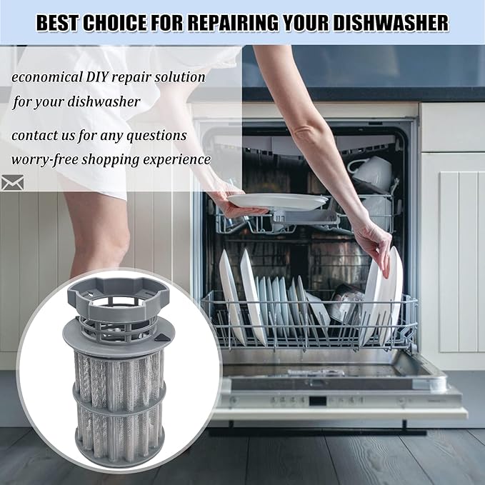 UPGRADED 645038 Dishwasher Drain Mesh Filter - Image 7