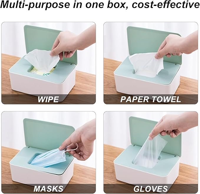 2Pcs Diaper Wipes Dispenser, Refillable Wipe Container, Wipe Container - Image 6