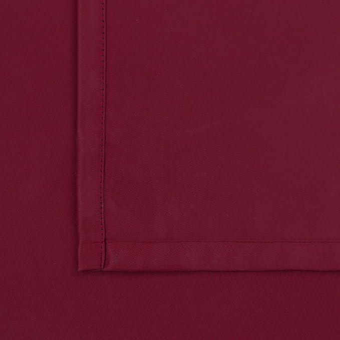 BGment Burgundy Blackout Curtains 54 Inch Long - Image 5