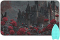 Castle Bats Rose Halloween Ironing Mat by Tatenale