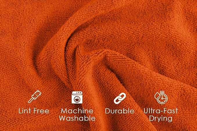 Avalon Towels Microfiber Cleaning Cloths Size 16" x 16", Highly Absorbent - Image 7