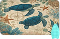 Sea Turtle Corals Starfish Ironing Mat by Tatenale
