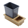 Dowell B15 Wood Base Wastebasket Pullout by DowellKitchenBath