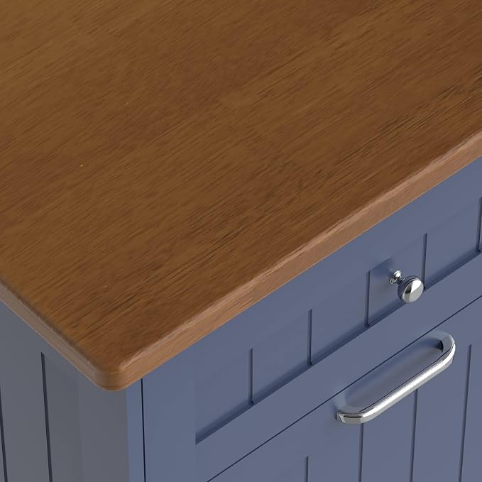 Betterhood Tilt Out Trash Cabinet 10 Gallon Wooden Free Standing Laundry Sorter - Image 5
