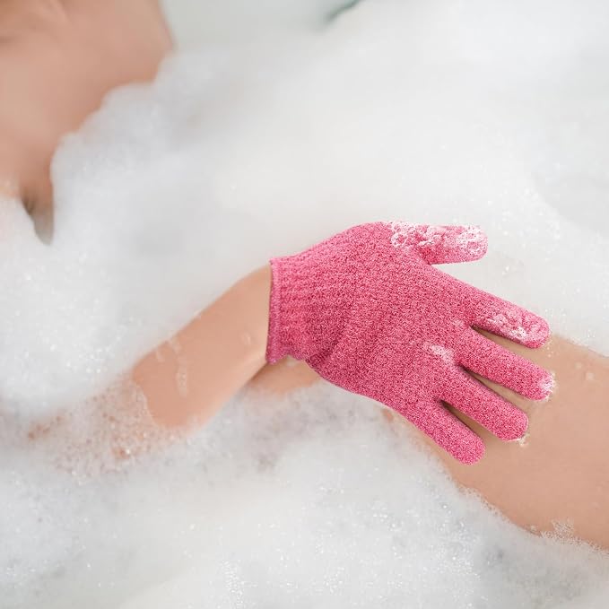 Evridwear Exfoliating Glove Shower Gloves Exfoliate Dead Skin - Image 8