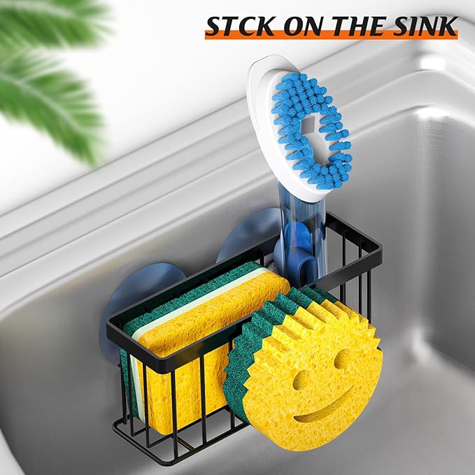 Sponge Holder Smiley Face, Sink Caddy, Sink Organizer - Image 5