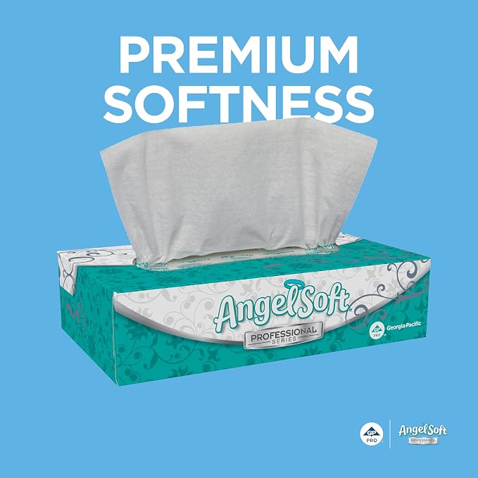 Georgia-Pacific Angel Soft Professional Series 2-Ply Facial Tissue, 100 Sheets - Image 5
