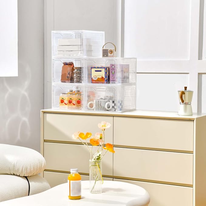 10 Pack Closet Organizers and Storage, Clothes Organizers and Storage, Plastic - Image 4