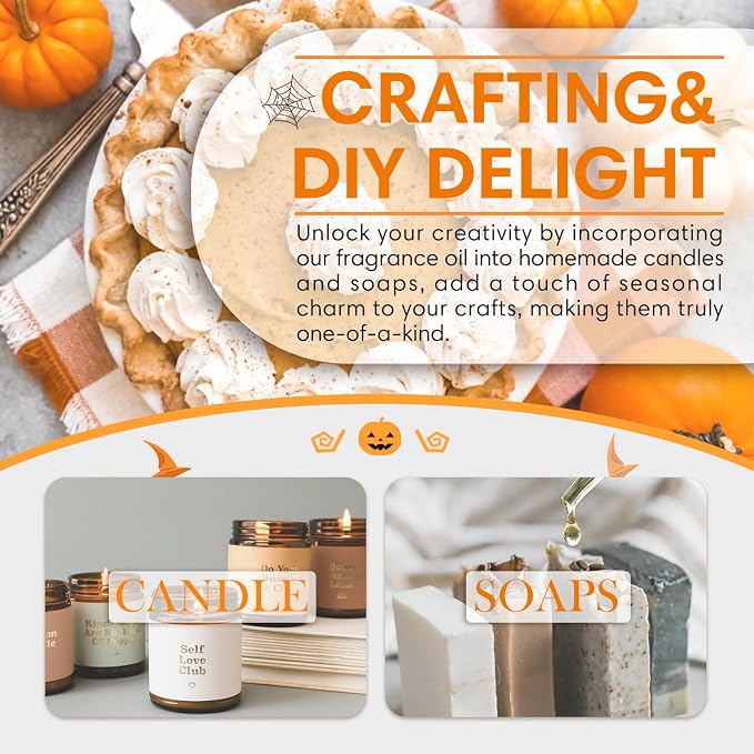 SALKING Pumpkin Pie Fragrance Oil, 120ml Premium Essential Oils - Image 5