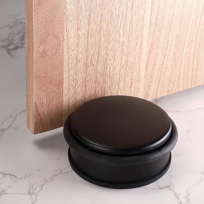 Sumnacon Heavy Duty Floor Door Stopper No Drill, Durability Stainless Steel - Image 5